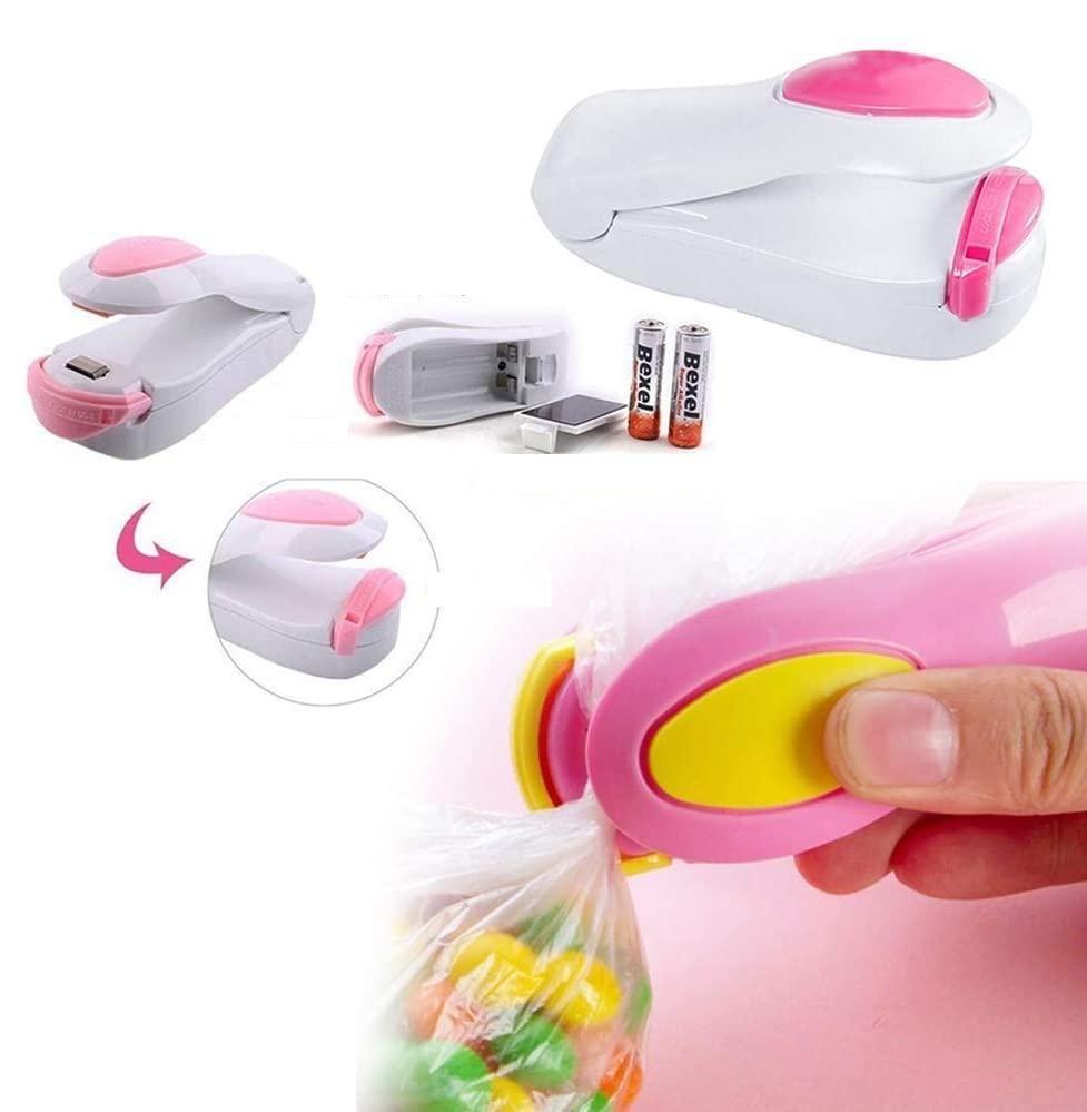 Portable mini sealing machine battery operated.