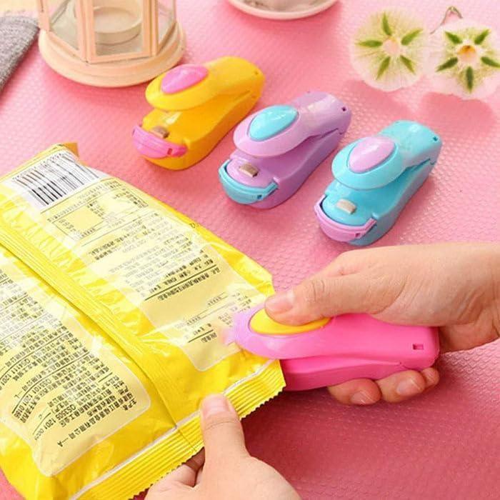 Portable mini sealing machine battery operated.