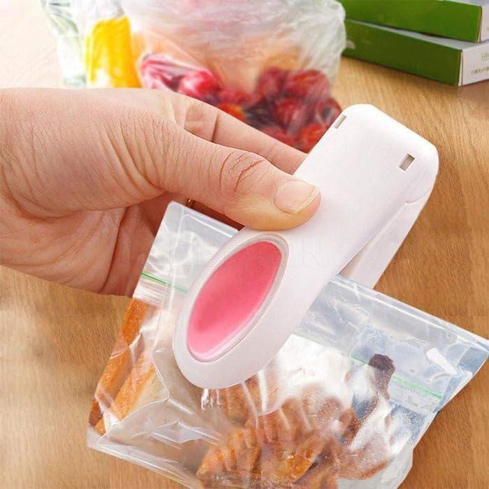 Portable mini sealing machine battery operated.