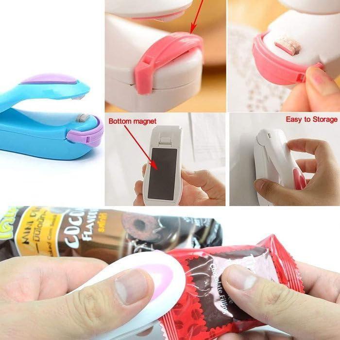 Portable mini sealing machine battery operated.